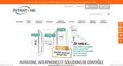 Desktop Screenshot of intratone.fr